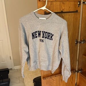 Gray New York 1976 Sweater